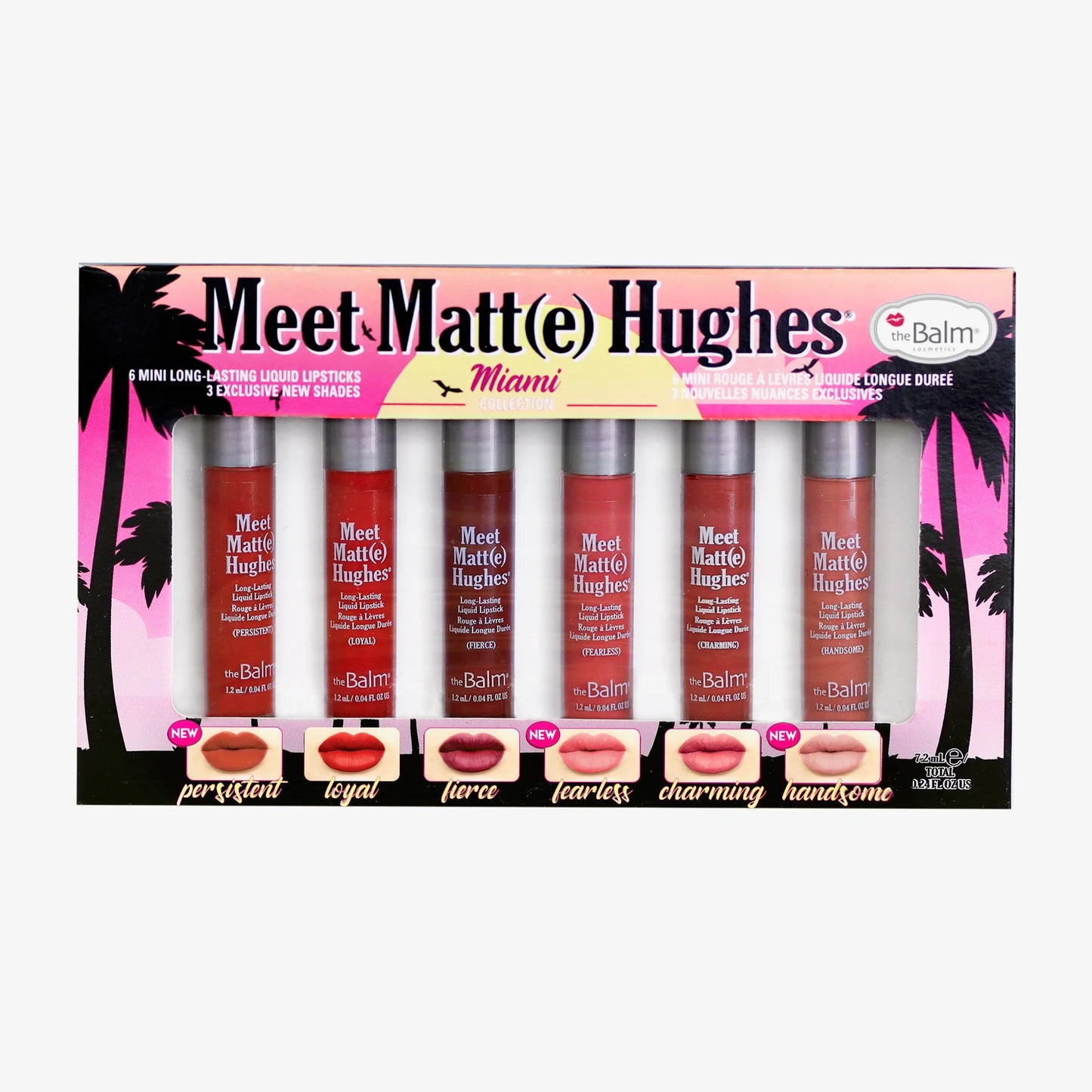 THE BALM MEET MATTE HUGHES MINI LIP SET- VOL Miami