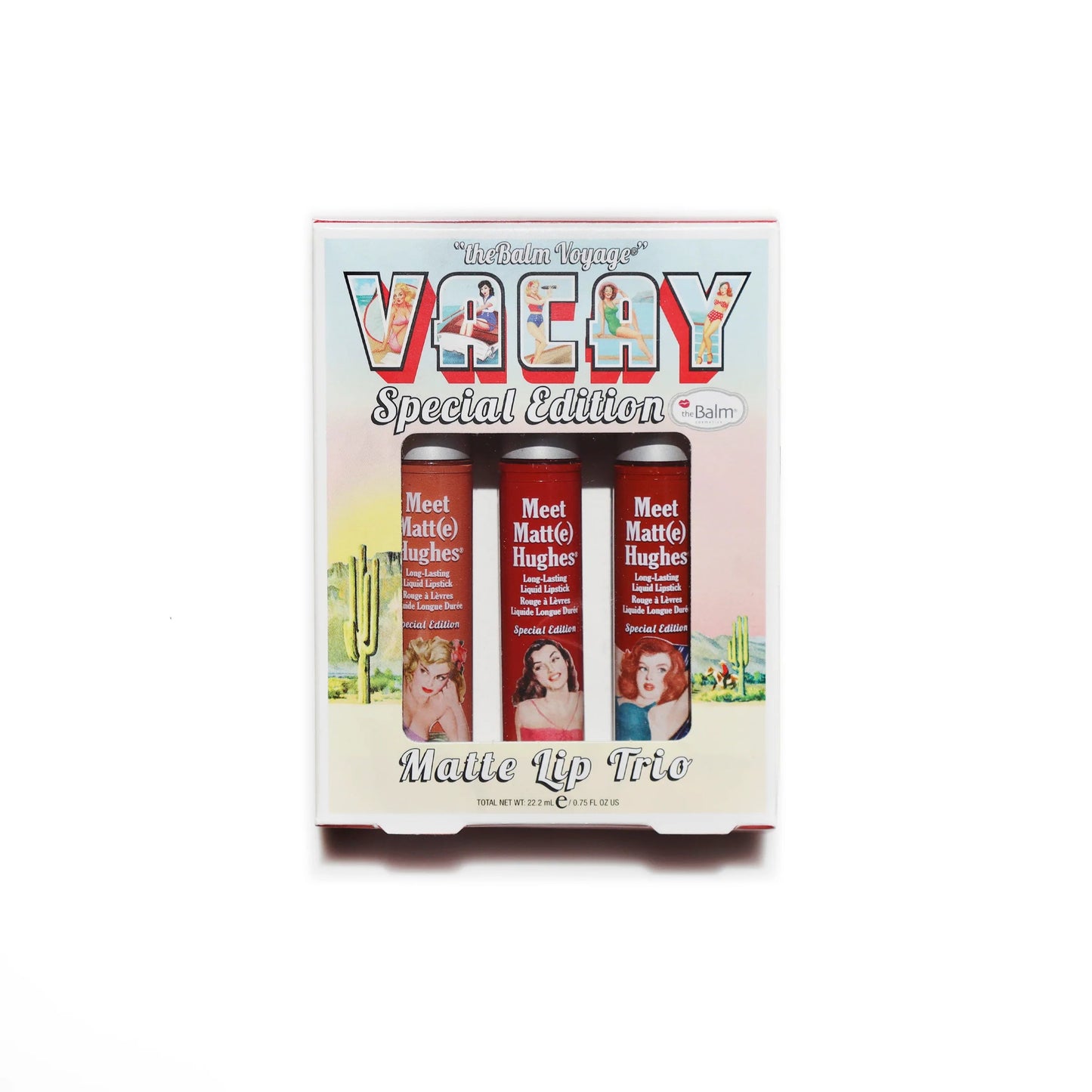 THE BALM - VACAY LIP TRIO KIT - LIQUID MATTE LIPSTICK