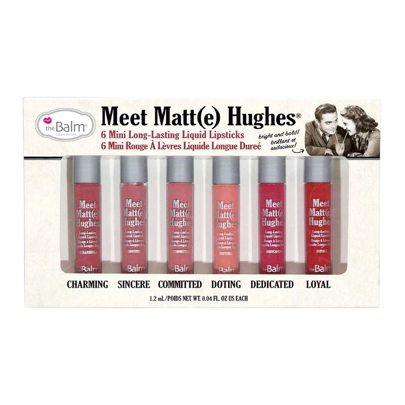 THE BALM MEET MATTE HUGHES MINI LIP SET- VOL 1