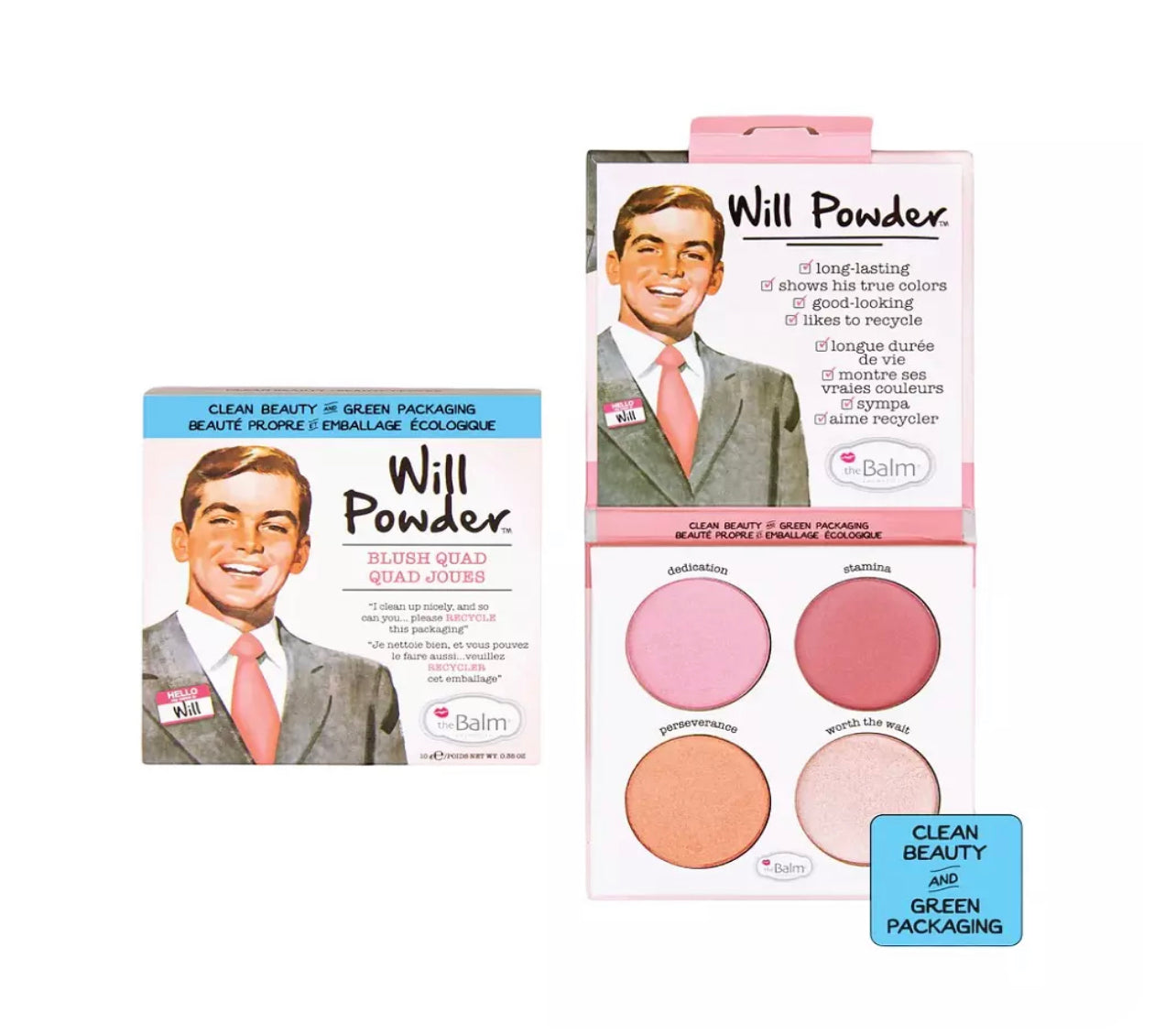THE BALM- WILL POWDER BLUSH QUAD