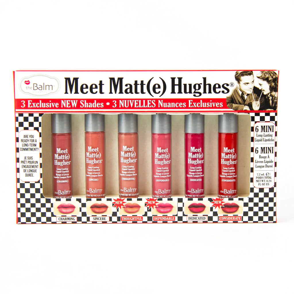 THE BALM MEET MATTE HUGHES MINI LIP SET - VOL 14
