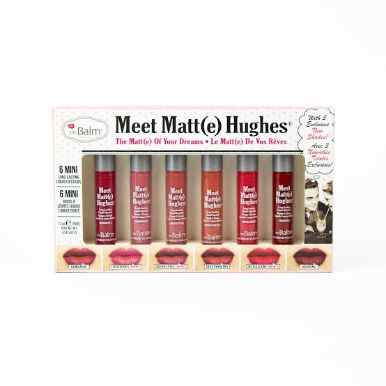 THE BALM- MEET MATTE HUGHES MINI LIP SET- Vol 12