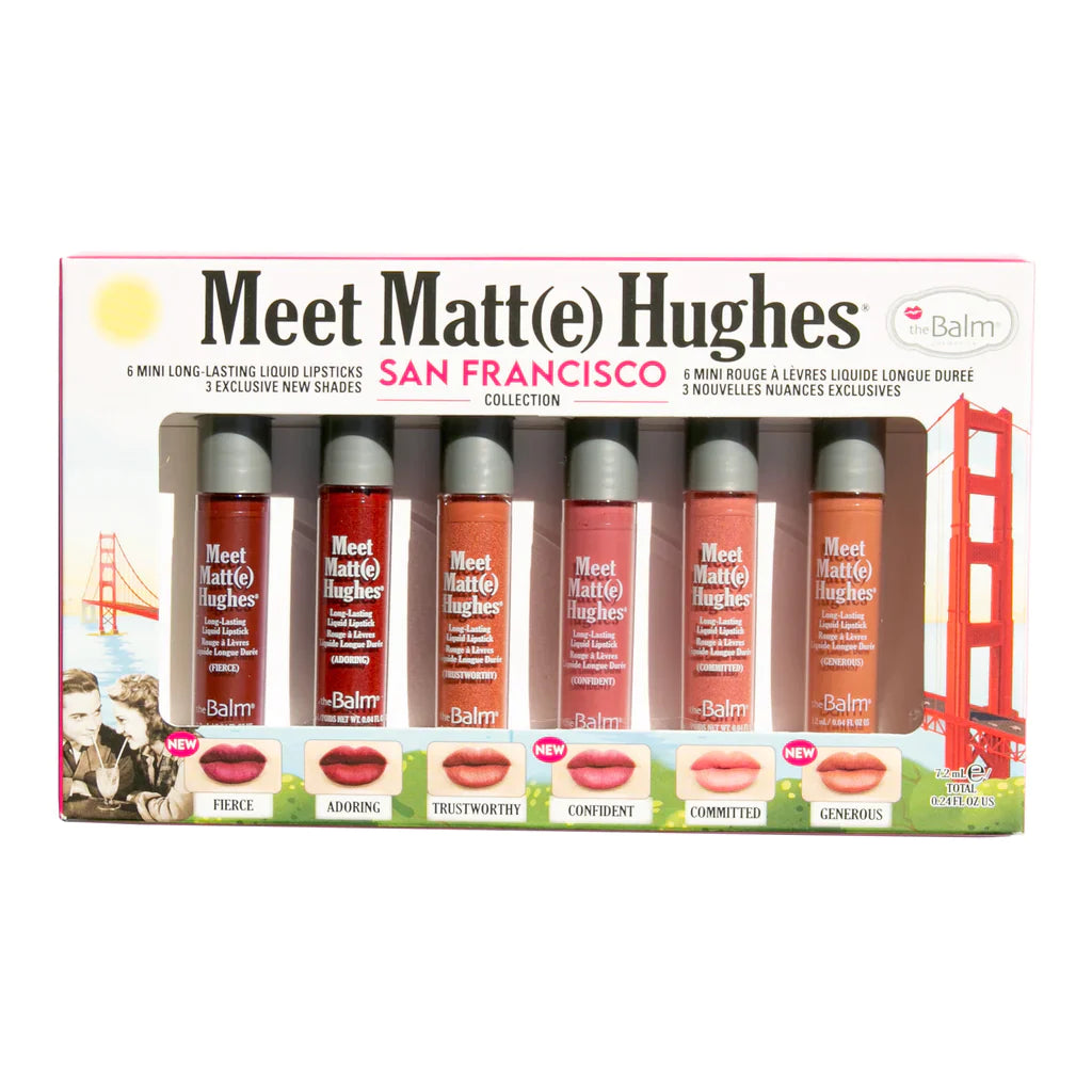 THE BALM MEET MATTE HUGHES MINI LIP SET - San Francisco