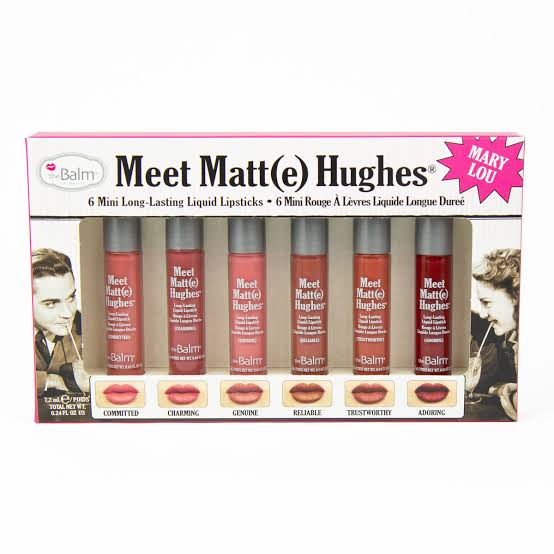 THE BALM MEET MATTE HUGHES MINI LIP SET- Vol 13